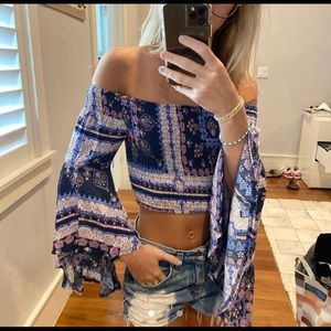 off the shoulder blouse